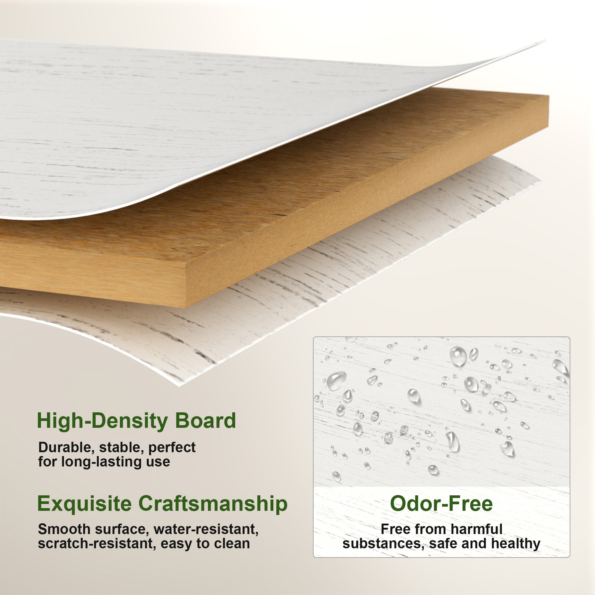 Dresser for Bedroom with 5 Drawers, Modern Chest of Drawers with Metal Handle for Living Room Bedroom Hallway, Farmhouse Dresser 31.5 x 15.75 x 44.3 Inch TV Stand