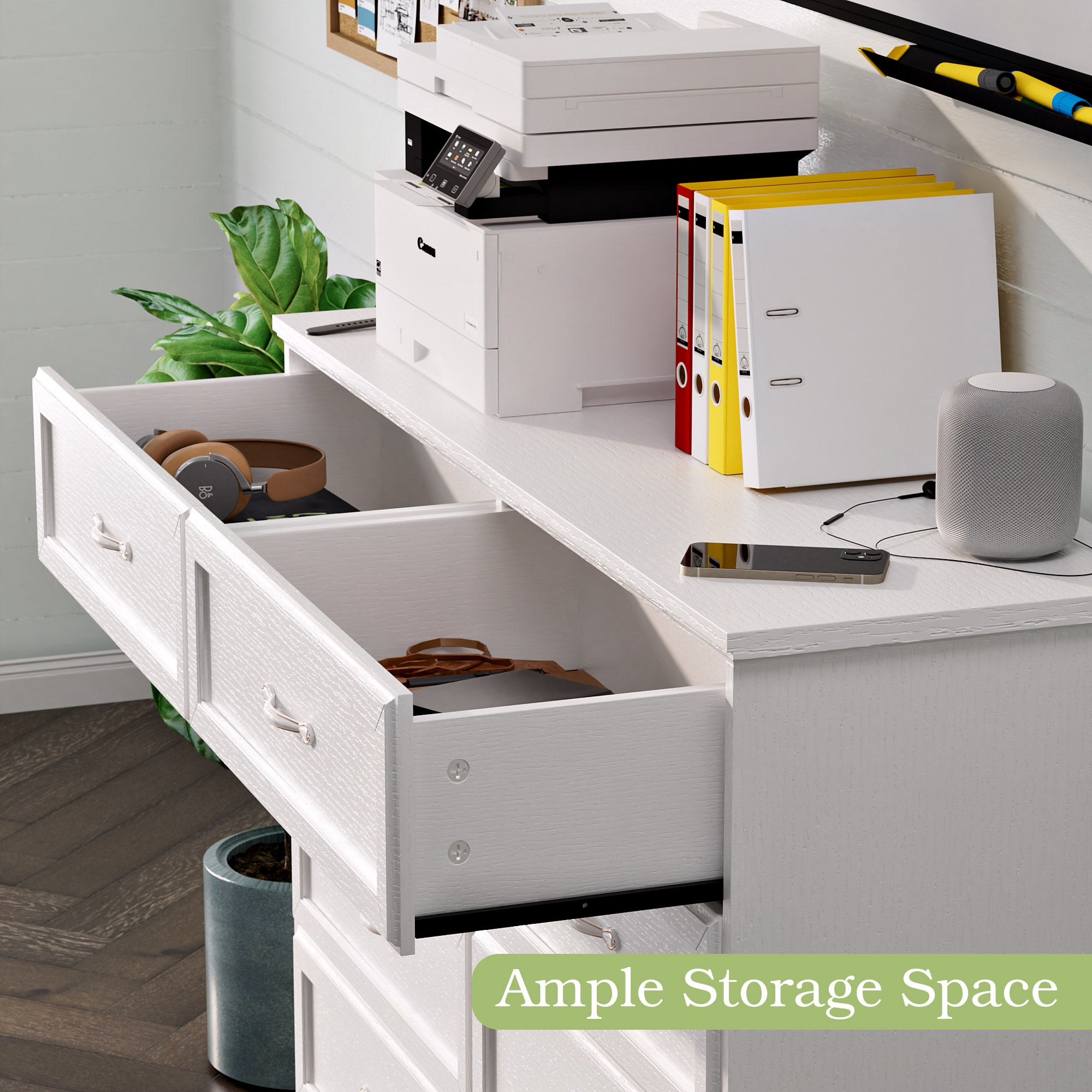 Dresser for Bedroom with 8 Drawers, Modern Chest of Drawers with Aluminium Handle for Living Room Bedroom Hallway, Farmhouse Dresser 47.6 x 15.7 x 36.7 Inch TV Stand